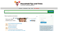 Desktop Screenshot of householdtipsandtricks.org